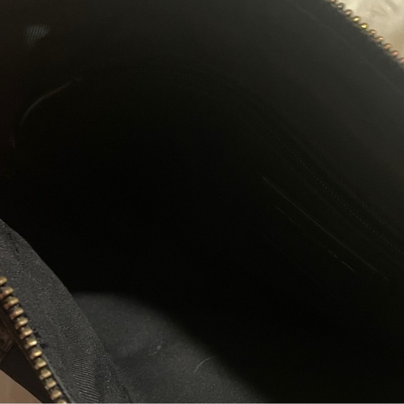 Metalic Gray Leather Crossbody Bag - Picture 7 of 14